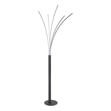 Globo - LED-dimbar beröringsstyrd golvlampa LED/36W/230V svart