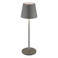 Globo - LED Dimbar beröringsstyrd uppladdningsbar utomhusbordslampa 3-i-1 LED/3W/5V 3000/4000/5000K IP54 1800 mAh grå
