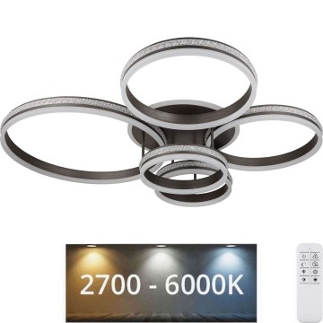 Globo - LED Dimbar taklampa LED/120W/230V 2700K-6000K + fjärrkontroll