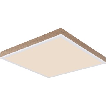 Globo - LED Dimbar taklampa LED/24W/230V 2700-6500K + fjärrkontroll brun/vit