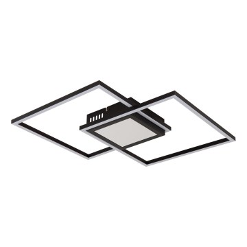 Globo - LED dimbar taklampa LED/32W/230V 2700-6500K 42,6x42,6 cm svart + fjärrkontroll