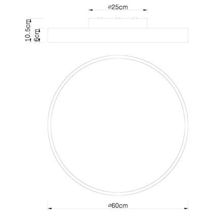 Globo - LED dimbar taklampa LED/48W/230V 3000-6000K + fjärrkontroll
