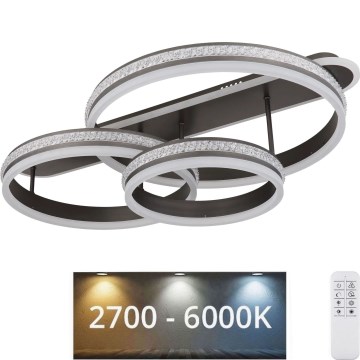 Globo - LED Dimbar taklampa LED/75W/230V 2700K-6000K + fjärrkontroll