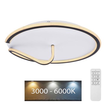 Globo - LED Dimbar taklampa RODAN LED/50W/230V 3000-6000K + fjärrkontroll