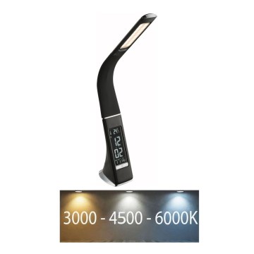 Globo - LED dimbar touch-bordslampa med display LED/6,5W/230V 3000/4500/5800K svart