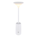 Globo - LED Dimbar uppladdningsbar touch bordslampa LED/1,2W/3,7V 3000K 1500mAh vit