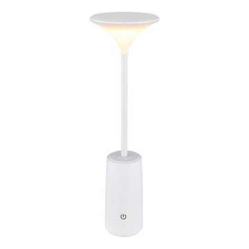 Globo - LED Dimbar uppladdningsbar touch bordslampa LED/1,2W/3,7V 3000K 1500mAh vit