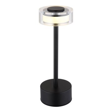 Globo - LED Dimbar uppladdningsbar touch bordslampa LED/2,5W/3,7V 2700/4000/6500K 1800mAh svart