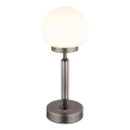 Globo - LED Dimbar uppladdningsbar touch bordslampa LED/2,5W/5V 1800mAh 2700/4000/6500K antracit