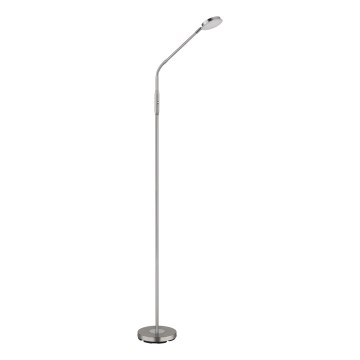 Globo - LED-dimmbar beröringsstyrd golvlampa LED/6,5W/230V 2700/3350/4000K matt krom