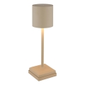 Globo - LED-dimmbar beröringsstyrd uppladdningsbar bordslampa LED/1,5W/5V 2200 mAh beige