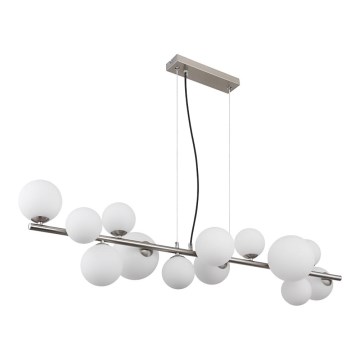 Globo - LED golvlampa 13xG9/3,5W/230V vit