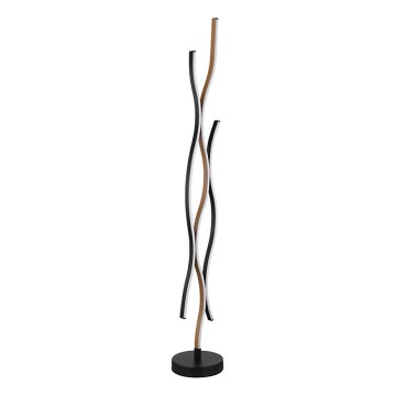 Globo - LED golvlampa LED/28W/230V 3000K svart/guld