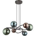 Globo - LED ljuskrona med textilsladd 6xG9/3,5W/230V