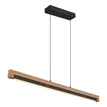 Globo - LED ljuskrona med textilsladd LED/24W/230V