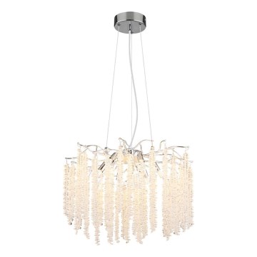 Globo - LED-ljuskrona på vajer 6xG9/8W/230V