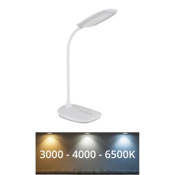 Globo - LED ljusreglerad bordslampa touch LED/9W/230V 3000K/4000K/6500K CRI 90 vit