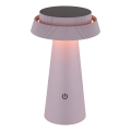 Globo - LED Ljusreglerad solcell beröring lampa LED/4W/3,7W IP54 rosa