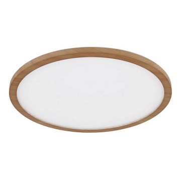 Globo - LED ljusreglerad taklampa till badrum LED/24W/230V diameter 42 cm IP44 brun