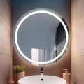 Globo - LED Ljusreglerad vägg spegel med en bakgrundsbelyst LED/10W/230V 4000K diameter 55 cm