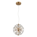 Globo - LED-pendel på vajer LED/12W/230V 3000K guld