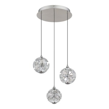 Globo - LED-pendel på vajer LED/24W/230V