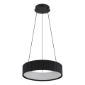 Globo - LED-pendel på wire LED/45W/230V 2700/4000/6000K Ø 46 cm svart