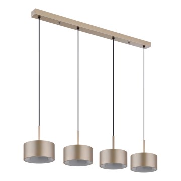 Globo - LED-pendellampa med vajer LED/40W/230V 3000K mässing