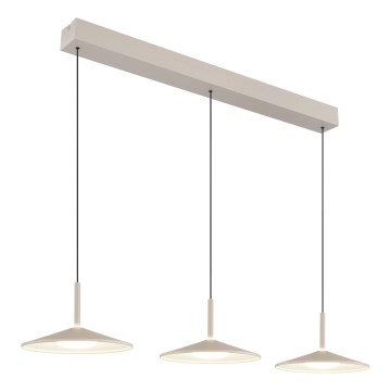 Globo - LED-pendellampa på vajer LED/24W/230V 4000K beige