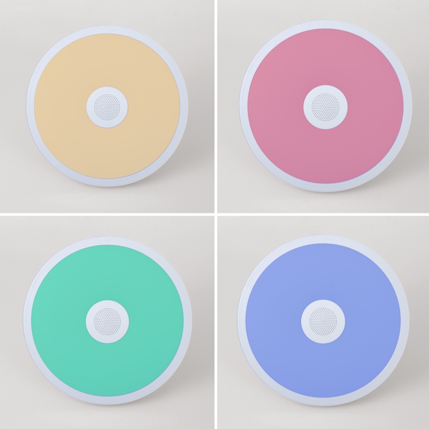 Globo - LED RGBW Dimbar badrumsbelysning med en högtalare LED/18W/230V 3000-6500K IP44 + fjärrkontroll