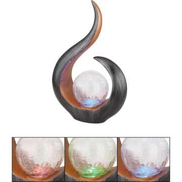 Globo - LED RGB solcellslampa, LED/3V, IP44, 300 mAh