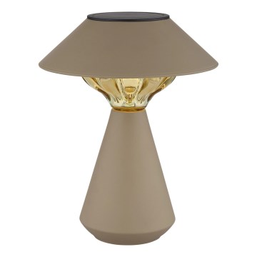 Globo - LED Solarlampa 10xLED/0,06W/1,2V IP44 600 mAh brun