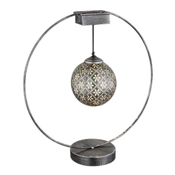 Globo - LED solcellsbelysning LED/0,06W/1,2V silver IP44