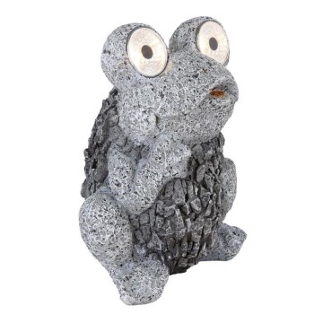 Globo - LED solcellslampa 2xLED/0,06W/3V IP44 groda