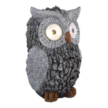 Globo - LED solcellslampa 2xLED/0,06W/3V IP44 uggla