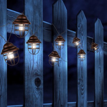 Globo - LED solcellslampa dekorativ 8xLED/3,2V IP44 200 mAh