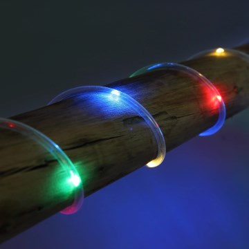 Globo - LED solcellsslinga LED/1,2 V IP44 4,9 m 600 mAh