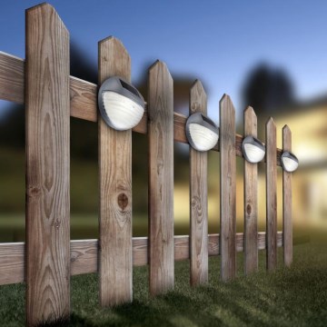 Globo - LED solcellsvägglampa 2xLED/0,06W/1,2V IP44 200 mAh