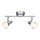 Globo - LED spotlampa 2xLED/4W/230V blank krom