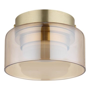 Globo - LED taklampa 1xGX53/6W/230V diameter 13 cm rökig/brun