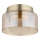 Globo - LED taklampa 1xGX53/6W/230V diameter 13 cm rökig/brun