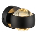 Globo - LED-vägglampa LED/7W/230V 3000K svart