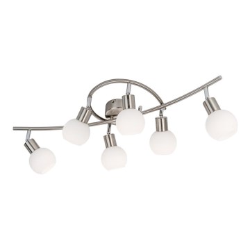 Globo - LED ytmonterad ljuskrona 6xE14/5W/230V