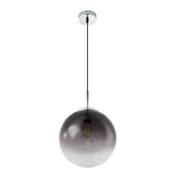 Globo - Ljuskrona med textilsladd 1xE27/40W/230V diameter 25 cm
