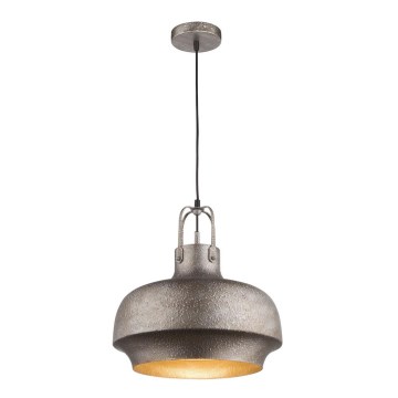 Globo - Ljuskrona med textilsladd 1xE27/60W/230V
