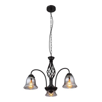 Globo - Ljuskrona på kedja 3xE27/60W/230V