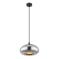 Globo - Ljusskrona med upphängningsrem  1xE27/60W/230V blank krom