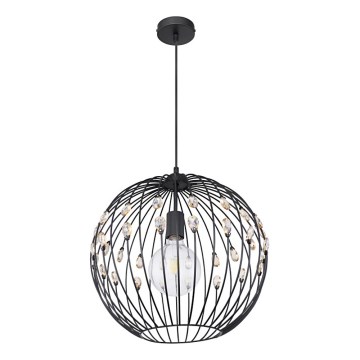 Globo - Pendellampa med kabel 1xE27/60W/230V Ø 40 cm