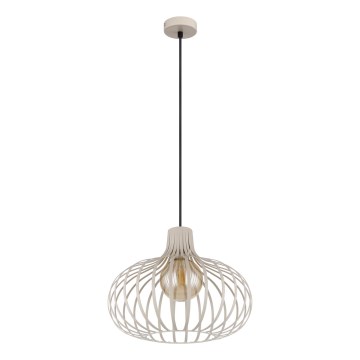 Globo - Pendellampa med vajer 1xE27/40W/230V beige