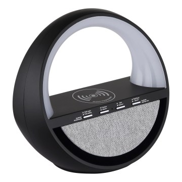 Globo - RGB-LED beröringsstyrd uppladdningsbar bordslampa med högtalare LED/3,5W/5V 1800 mAh